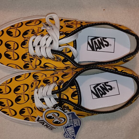 VANS X Mens 6.5/Womens 8 Mooneyes Authentic 44 DX Unisex Anaheim Factory Yellow - Picture 5 of 12